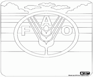 desenho de Dia Mundial da alimentação para colorir