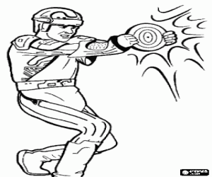 desenho de O disco de luz e Kevin Lynn Clu para colorir