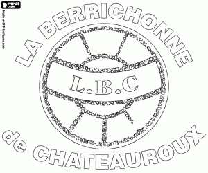 desenho de Distintivo da LB Châteauroux para colorir