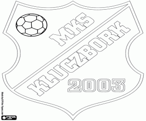 desenho de Distintivo da MKS Kluczbork para colorir