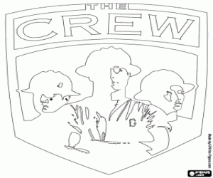 desenho de Distintivo de Columbus Crew para colorir