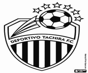 desenho de Distintivo de Deportivo Táchira para colorir