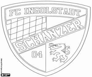desenho de Distintivo de Ingolstadt 04 para colorir