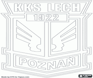 desenho de Distintivo de Lech Poznan para colorir