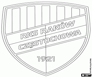 desenho de Distintivo de Rakow Częstochowa para colorir