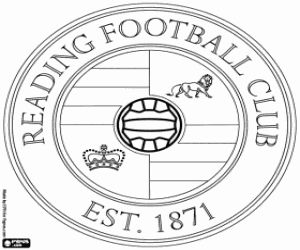 desenho de Distintivo de Reading FC para colorir
