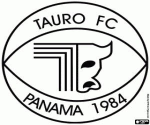 desenho de Distintivo de Tauro FC para colorir
