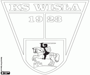 desenho de Distintivo de Wisła Puławy para colorir