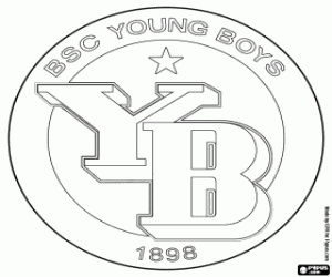 desenho de Distintivo de Young Boys para colorir