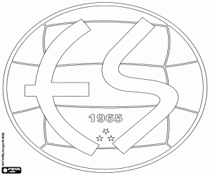 desenho de Distintivo do Eskisehirspor para colorir