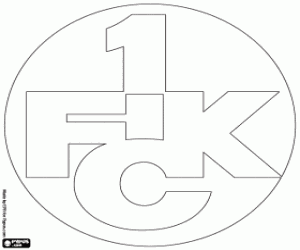 desenho de Distintivo do FC Kaiserslautern para colorir