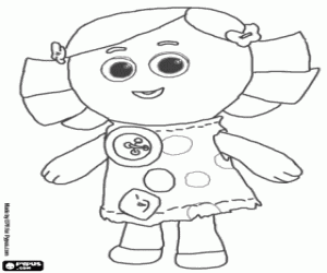 desenho de Dolly a boneca de pano para colorir