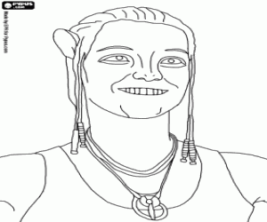 desenho de Dr. Grace Augustine em Avatar para colorir