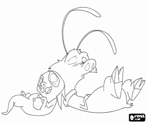 desenho de O dragão Hector para colorir