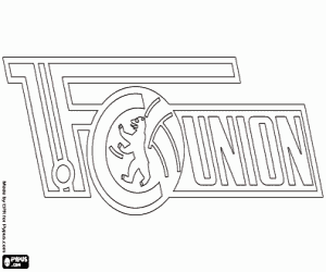 desenho de Emblema da Union Berlin para colorir