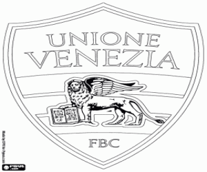 desenho de Emblema da Unione Venezia para colorir