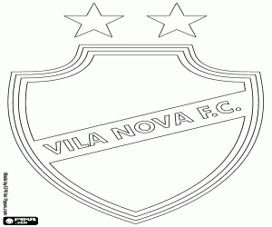 desenho de Emblema da Vila Nova FC para colorir