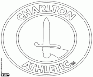 desenho de Emblema de Charlton Athletic para colorir