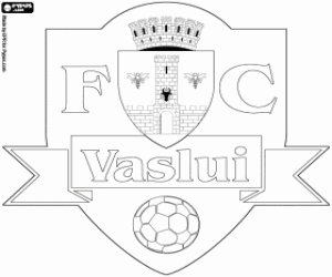 desenho de Emblema de FC Vaslui para colorir