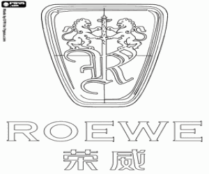 desenho de Emblema de Roewe para colorir