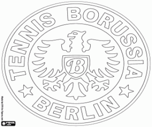 desenho de Emblema de Tennis Borussia Berlin para colorir