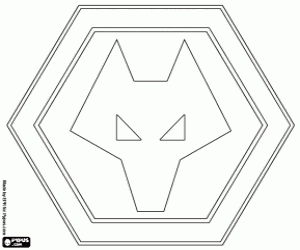desenho de Emblema de Wolverhampton Wanderers para colorir