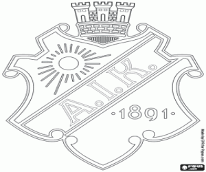 desenho de Emblema do AIK Solna para colorir
