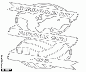 desenho de Emblema do Birmingham City para colorir
