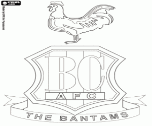 desenho de Emblema do Bradford City para colorir
