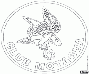 desenho de Emblema do CD Motagua para colorir