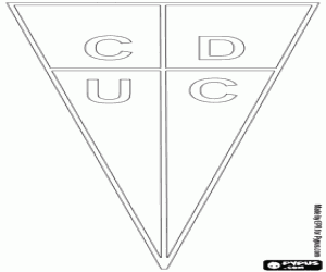 desenho de Emblema do CD Universidad Católica para colorir
