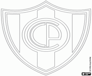 desenho de Emblema do Cerro Porteño para colorir