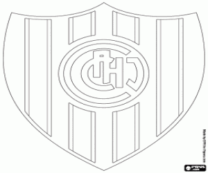 desenho de Emblema do Chacarita Juniors para colorir