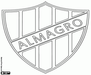 desenho de Emblema do Club Almagro para colorir