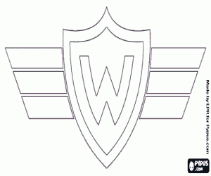 desenho de Emblema do Club Jorge Wilstermann para colorir
