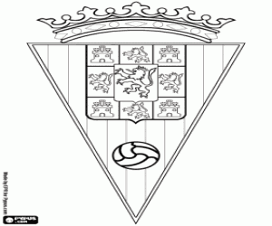 desenho de Emblema do Córdoba CF para colorir