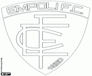 desenho de Emblema do Empoli FC para colorir