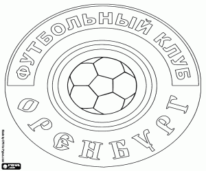 desenho de Emblema do FK Orenburg para colorir