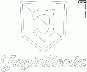 desenho de Emblema do Jagiellonia Białystok para colorir