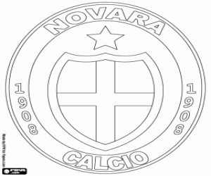 desenho de Emblema do Novara Calcio para colorir
