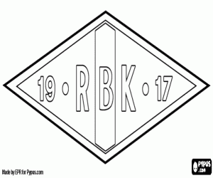 desenho de Emblema do Rosenborg BK para colorir