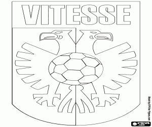 desenho de Emblema do SBV Vitesse para colorir