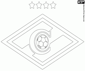 desenho de Emblema do Spartak Moscou para colorir