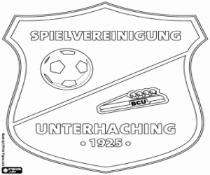 desenho de Emblema do SpVgg Unterhaching para colorir