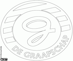 desenho de Emblema do VBV De Graafschap para colorir