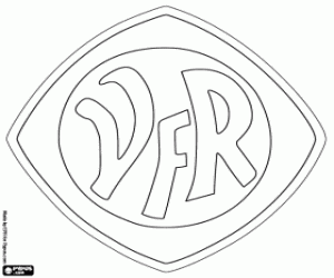 desenho de Emblema VfR Aalen para colorir