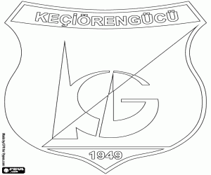 desenho de Escudo de Keciorengucu para colorir