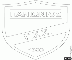 desenho de Escudo de Panonios GGS para colorir