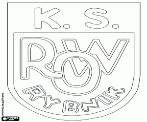 desenho de Escudo de Rybnik KS para colorir