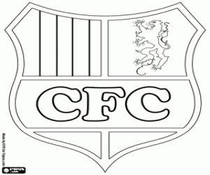desenho de Escudo do Chemnitzer FC para colorir